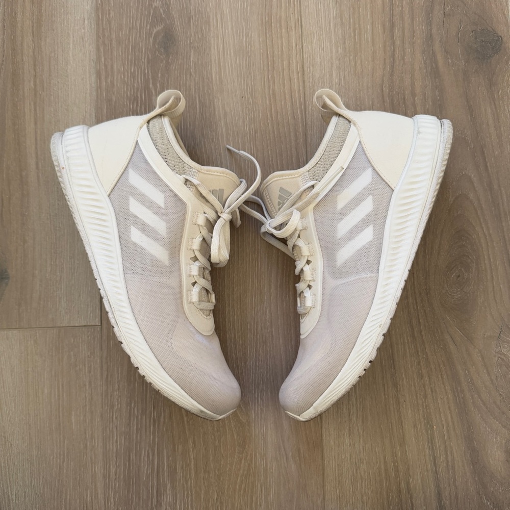 Adidas Bounce White Mesh Sneakers – Lightweight & Comfortable